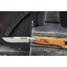 Opinel N°08 Carbon + Sheath - Ahşap Kutulu ve Kılıflı Karbon Çelik Çakı