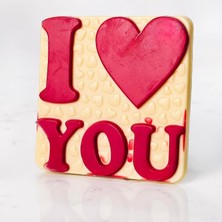 Nin Chocolate I Love You Fildişi Tablet Çikolata