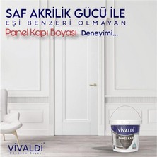 Vivaldi Su Bazlı Kokusuz Parlak Akrilik Panel Kapı Boyası 1 Litre