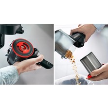 Bosch Premium Dik Süpürge Limitsiz Esneklik, Hijyenik Filtre ve Kartuş Filtreli, RotationClean, Akıllı Batarya, 10 Yıl Motor Garantili - LUCİOLE BEYAZ LAMBADER HEDİYE!