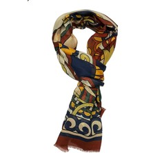 Kravatkolik Cornelia Style Çok Renkli Italyan Modal Kaşkol MDL42