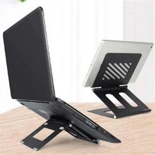 Petinka Buffer®  Ayarlanabilir Metal Dizüstü Destek Tabanı Katlanabilir Taşınabilir Laptop Sehpası Standı