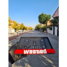 Karbon Soft Wasted Yazılı Pleksi Plakalık