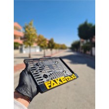 Karbon Soft Fake Taxi Yazılı Pleksi Plakalık