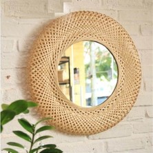 Naturel Home Bohem Sinnerlig Bambu Ayna - Iskandinav, Modern, Rattan