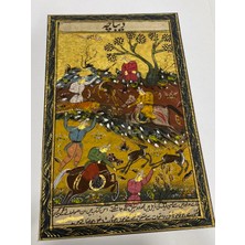 Hasyılmaz Insanların Doğaya Müdahalesi Adlı El Yapımı Minyatür Resim 28X18 cm