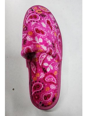 İmershoes Kadın Önü Kapalı Yıkanabilir Puf Dikişli Içi Süngerli Kışlık Çeyiz Bohça Misafir Ev Terliği 253