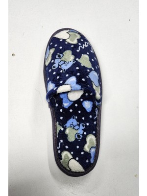 İmershoes Kadın Önü Kapalı Yıkanabilir Puf Dikişli Içi Süngerli Kışlık Çeyiz Bohça Misafir Ev Terliği 253
