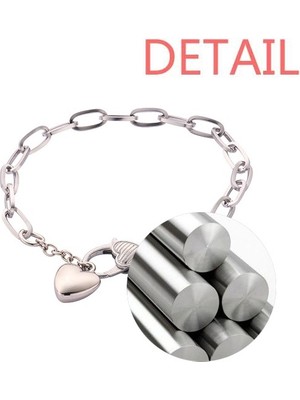 Diythinker Chestry Elementleri Periodik Masa Transiciyon Metalleri Darmstadtium Kalp Chain Bracelet Jewelry Charm Modu (Yurt Dışından)