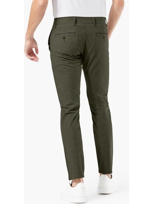 Dockers Smart 360 Flex Koyu Yeşil Ultimate Skinny Fit Chino Pantolon