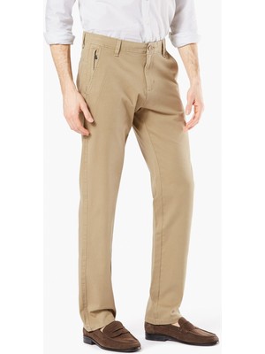 Dockers Smart 360 Flex Bej Ultimate Slim Fit Chino Pantolon