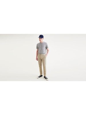 Dockers Smart 360 Flex Bej Ultimate Skinny Fit Chino Pantolon, Lightweight