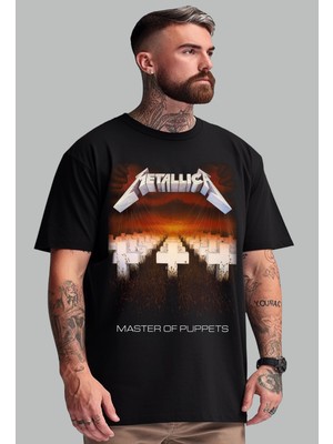 Bu Tshirt 'metallıca - Master Of Puppets ' Temalı Oversize Unisex Tişört..