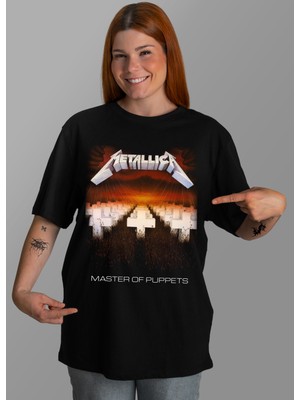 Bu Tshirt 'metallıca - Master Of Puppets ' Temalı Oversize Unisex Tişört..