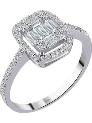 Sirius Pırlanta Baget Pırlanta Klara Yüzük 0447R0070