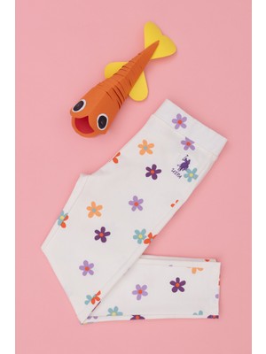 U.S. Polo Assn. Kız Çocuk Ekru Eşofman Altı 50283269-VR019