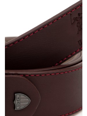 U.S. Polo Assn. Erkek Bordo Kemer 50286802-VR014