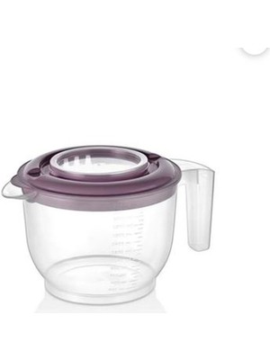 Hane216 Kek Poğaça Hamuru Karıştırma Çırpma Kabı Mikser Kabı Mikser Kabı