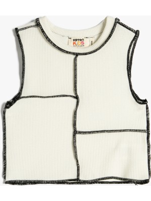 Koton Atlet Dikiş Detaylı Kolsuz