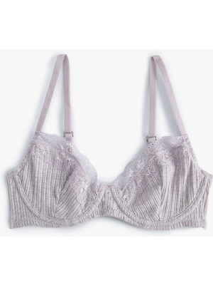 Koton Balenli Dolgusuz Sütyen Dantel Detaylı