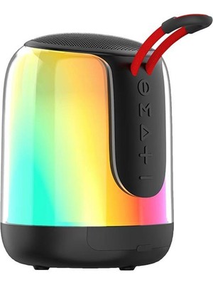 Doppler Music Box Ledli Bluetooth Hoparlör Siyah