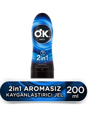 Okey 2in1 Aromasız  Jel 200 Ml