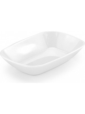 Özgül Melamin Köşeli Kayık Tabak 12 Adet 10X7 cm ML52-12