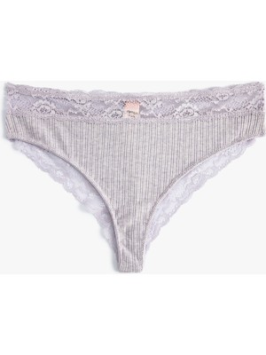 Koton Brazilian Külot Dantelli Fitilli