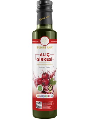Zühre Ana Alıç Sirkesi Doğal Fermantasyon Hawthorn Vinegar 500 ml
