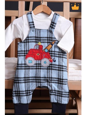 Baby Hola Erkek Bebek Salopet Badi 2'li Takım 2203