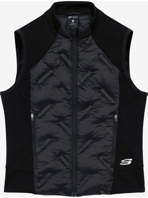 Skechers Outerwear W Padded Lightweight Vest Kadın Siyah Yelek S241153-001