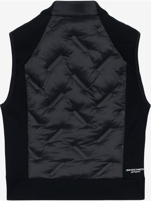 Skechers Outerwear W Padded Lightweight Vest Kadın Siyah Yelek S241153-001