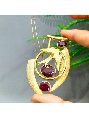 Eysell Jewellery Yakut Taşı Özel Tasarım Kolye