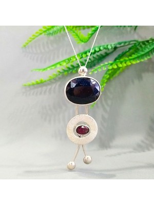 Eysell Jewellery Safir Taşı Özel Tasarım Kolye