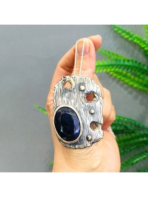 Eysell Jewellery Safir Taşı Özel Tasarım Kolye