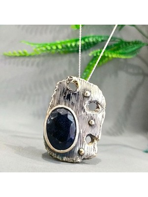 Eysell Jewellery Safir Taşı Özel Tasarım Kolye