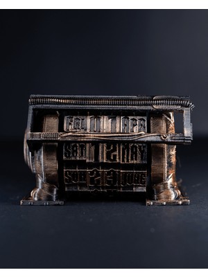 Turansoy Craft Mad Max Takvim Retro Gün Sayacı Masaüstü Dekoratif Obje