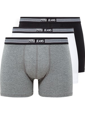 3lü Siyah Basic Boxer Seti0911508-900