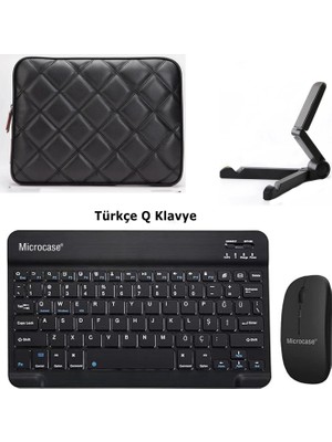 Microcase Xiaomi Mi Pad 6 11 Inch Tablet Çanta+Türkçe Bluetooth Klavye+Mouse+Tablet STANDI-AL8124