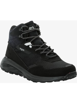 Jack Wolfskin Dromoventure Texapore Mid W Kadın Siyah Outdoor Bot 4059651-6350