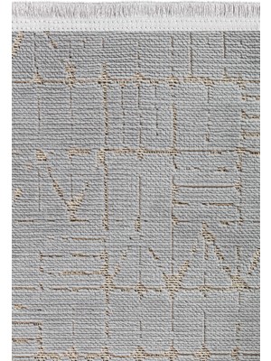 Halı Sepeti Garden 8205 Gri Yıkanabilir Halı Kilim 100 x 400