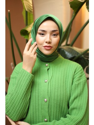 Silk Home Düz Micro Saten Eşarp 28011-14