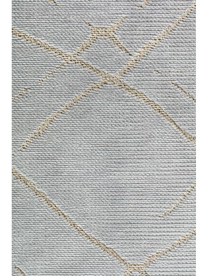 Halı Sepeti Garden 8208 Gri Yıkanabilir Halı Kilim 100 x 350