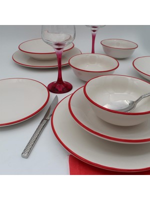 Arna Porselen Carmen 18 Parça 6 Kişilik Yemek Takımı