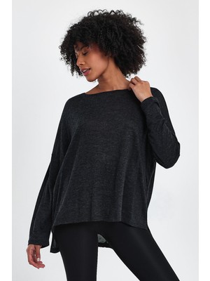 Alexander Gardi Yakası Biyeli Ince Triko BLUZ(B24-36800)