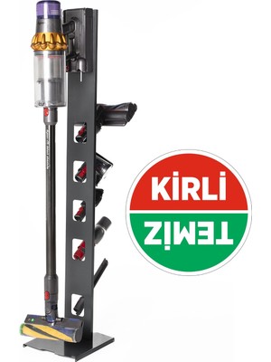 Thorqart Dyson Uyumlu Dikey Süpürge Standı 3 Farklı Renk Dyson V15 - V12 - V11 - V10 - V8 Modellere Uyumlu