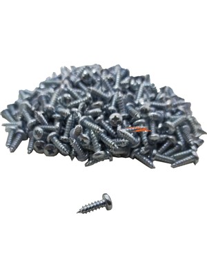 Yıldırım Nalbur Mercimek Başlı Ağaç Vidası 500 Adet Mini Metalik Renk Hobi Vida Küçük Boy Ahşap Vidası Top Başlı