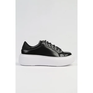 Pierre Cardin PC-53153 - 3441 Siyah Beyaz-Kadın Spor Ayakkabı