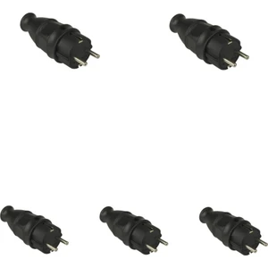 Monofaze Kauçuk Erkek Fiş (5 Adet)