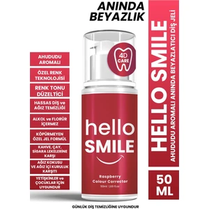 Hello Smile Ahududu Aromalı Anında Diş Jeli
